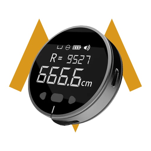 [11970] 7MD Digital Tape Measure – Rechargeable Smart Rolling Measuring Tool for Flat, Curved, Diameter & Odd Shapes with High Precision LCD & Type-C