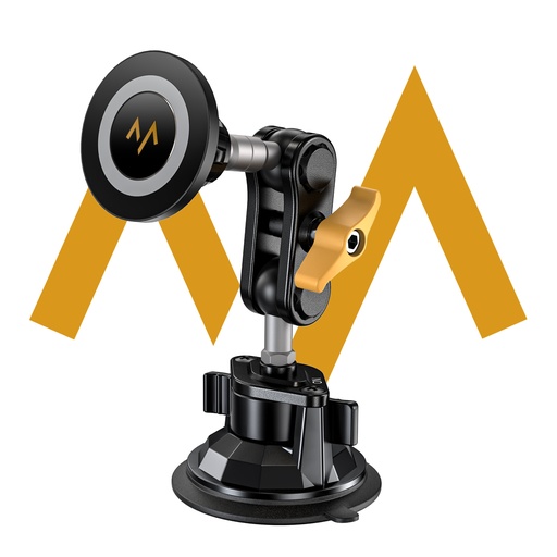 [11977] 7MD Universal Magnetic Suction Phone Holder – 360° Rotation, Flexible Design, Aluminum Alloy + ABS | 7MD-M01 |