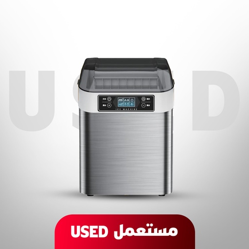 [U315] 🚨 USED 🚨 7MD Ice Maker High Proficiency Compressor Thickened Cold Insulation Layer Stainless Steel Lightweight Compact Efficient Large Ice Storage Capacity |7MD-24A| 🚨 Not Covered By Warranty 🚨