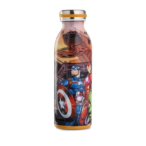 [12056] DISNEY Thermal Bottle – Marvel Design, 500ml Steel Insulated Water Bottle for Hot & Cold Drinks