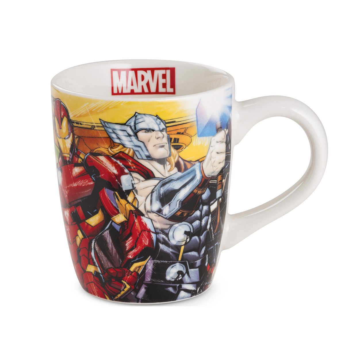 DISNEY Jumbo Marvel Mug – 700ml Porcelain, Spider-Man & Avengers Designs, Microwave & Dishwasher Safe