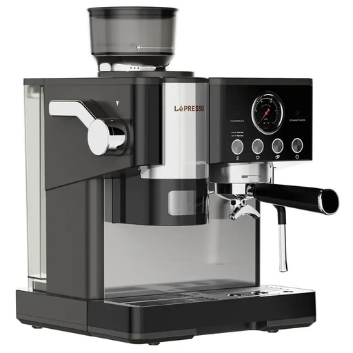 [12087] Lepresso Maestro Semi‑Automatic Coffee Machine – 2300W Power, 19‑BAR Pressure, Integrated Grinder, Espresso Maker | LPYKFY22D01BK |