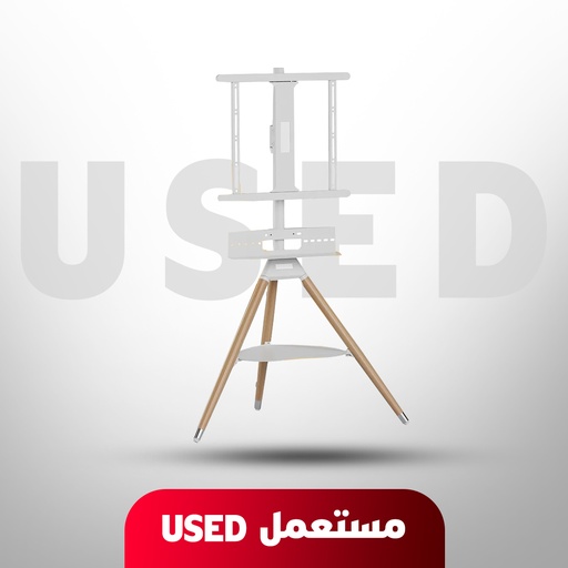 [U335] 🚨 USED 🚨 7MD TV Stand with Mount 32"-65" Height Adjustable Floor Tripod Stand VESA Compatible Sound Bar Bracket Swivel & Tilt Features |7MD-04006| 🚨 Not Covered By Warranty 🚨