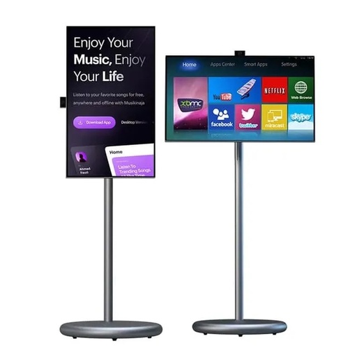 [12100] Taktik Portable Smart Screen 27 inch – Android 13, Built-in Camera, 6GB RAM, 128GB Storage, FHD IPS Display | TT‑PSS27 |