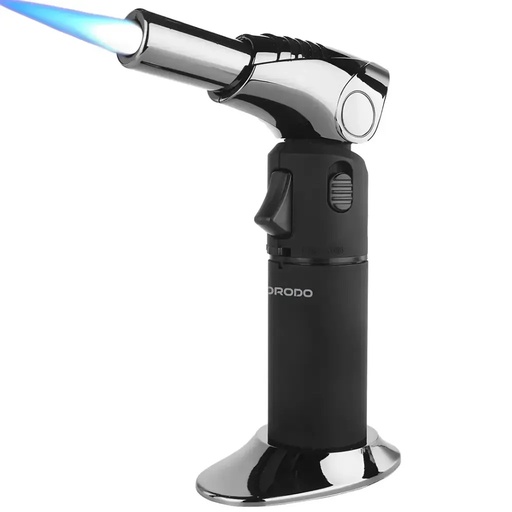 [12103] Porodo Lifestyle TurboFlare Rotating Flame Burner – 1350°C Adjustable Butane/Propane Refillable Torch Tool | PDLFSTHRBGLBK |