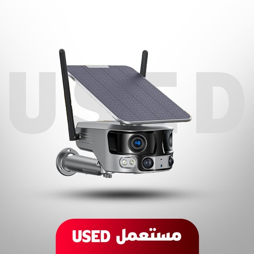 [U352] 🚨 USED 🚨 7MD Camera Binocular 4G/WiFi CCTV Camera | 4K Quality Resolution | Dual Lens With 180° Viewing Angle | Night Vision | SD Card Supported | Intelligent Human Tracking | App Control | Waterproof | (7MDY6G / 7MDY6-Wifi) 🚨 Not Covered By Warranty 🚨