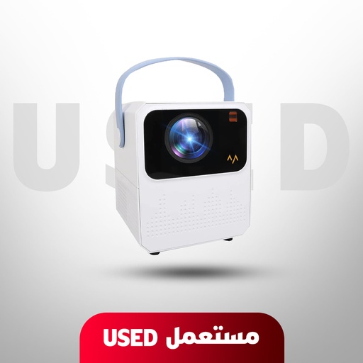 [U357] 🚨 USED 🚨 7MD Full HD Screenless TV Projector | 1024x600p Resolution | Wide Screen Size | Built-in Speakers | Multiple Ports | Portable & Light Weight | Unique Design | Premium Quality | 🚨 Not Covered By Warranty 🚨