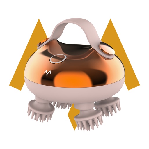 [12168] 7MD Scalp Massager – 800mAh Battery, IPX7 Waterproof, Deep Cleansing Brush with 10-Min Auto Timer | 7MD50225 |