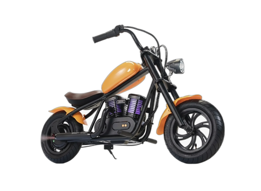 [12179] Harley Cruiser Electric Kids Bike – 3 Speeds, 160W Motor, LED Light, Smoke Effect, Bluetooth Speaker, Ride-On Motorcycle