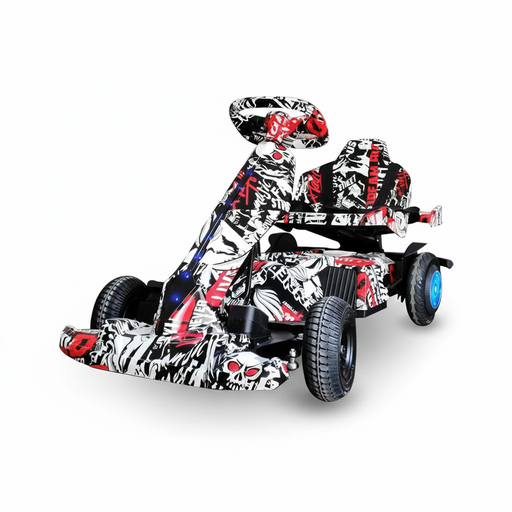 [12194] Kugoo Electric Drift Scooter For Kids – High-Performance 4-Wheel Drift Kart with LED Wheels