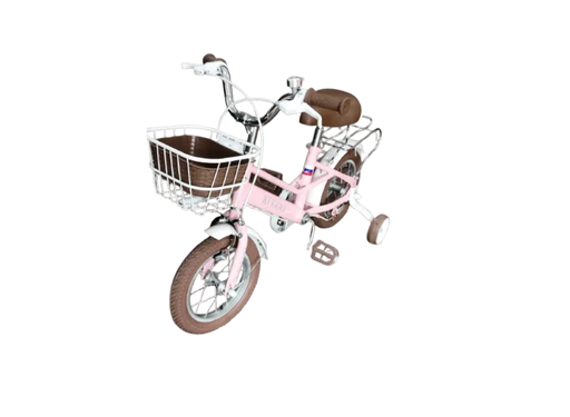 [12240] KUGOO Kids Bicycle with Front Basket and Training Wheels Model:602