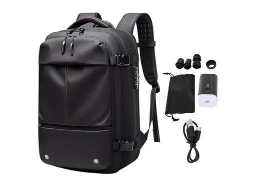 [12251] Vacuum Backpack – Large Capacity Water-Expandable Travel Backpack with Vacuum Pump, Waterproof Anti-Theft Design, 19-Inch Laptop Bag | 511 |