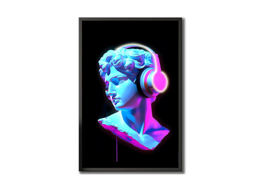 [12266] Wall Artwork Decoration Men Design with LED - (80xx120cm)