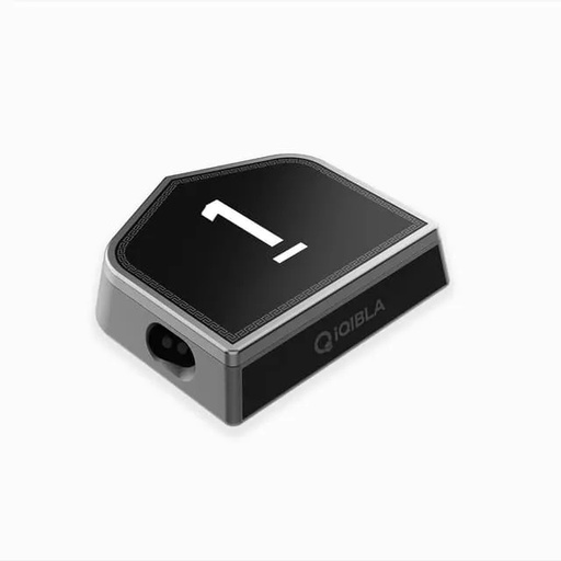 [12354] iQibla Smart Portable Prayer Counter with Azan – Qibla Direction, Radar & Infrared Tracking, USB Rechargeable