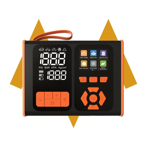 [12367] 7MD 15200mAh Multi-Function Jump Starter For Car Battery & Wireless Air Pump with OBDII Vehicle Diagnostics | 7MD50325 |