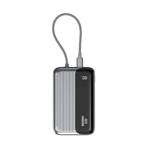 [12380] Zendure SuperMini Hybrid Qi 10,000mAh Power Bank with MagSafe Wireless Charging, 20W PD & Built-in USB-C Cable | ZDSMP-EA10 |