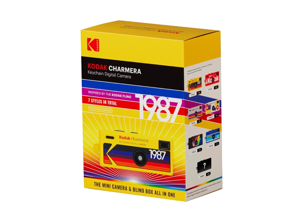 KODAK CHARMERA Keychain Digital Camera Blind Box – Mini Camera with Photo & Video Recording, USB-C Charging & Filters (1 Piece) | RK0601 |