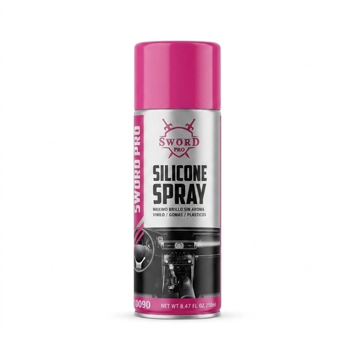 [12398] Sword Pro Silicone Spray 450ml – Multi-Purpose Lubricant, Protective Coating & High-Gloss Finish | SW-0090 |