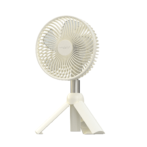[12418] Vyvylabs D09 Multi-Functional Camping Tripod Fan with LED & Hooks – 4000mAh Battery, 4 Speed Levels, Up to 14 Hours Runtime | VKD09 |