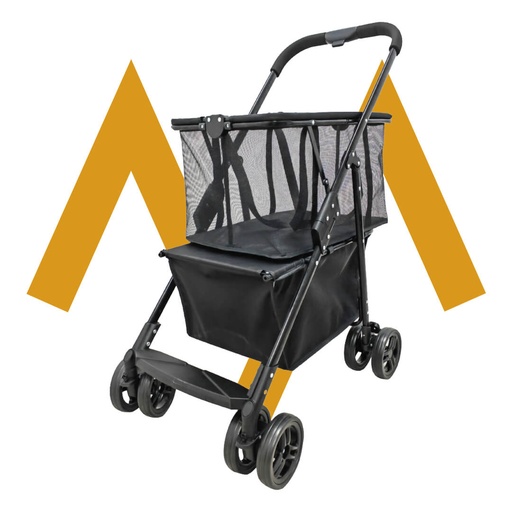 [12460] 7MD Shopping Cart Foldable Utility Trolley with Multi-Storage Basket Lightweight Rolling Design for Grocery and Daily Shopping - Easy Mobility and Compact Storage | 7MD48825 |
