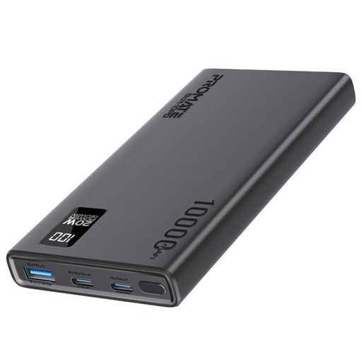[12498] PROMATE Power Bank 10000mAh 20W PD Dual USB-C 22.5W USB-A Fast Charging - Compact Portable Li-Polymer Battery Pack | Bolt-10PD |