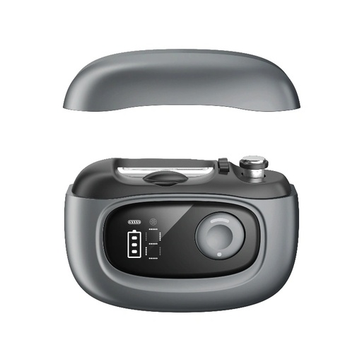 [12529] Multi-Function Electric Nail Clipper & Trimmer with Automatic Cutting, LED Display, Built-in Magnifying Glass, Dual Speeds & USB-C Rechargeable - Professional Manicure & Pedicure Kit | S9 |