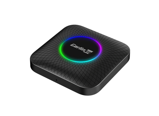 [12534] CarlinKit CarPlay AI Box with RGB Ambient Light, Android 13, 8-Core, 8GB RAM, 128GB Storage, Built-in 4G, Wired CarPlay With 1 Year Free Software Support & Update | CPC200-Tbox Ambient |