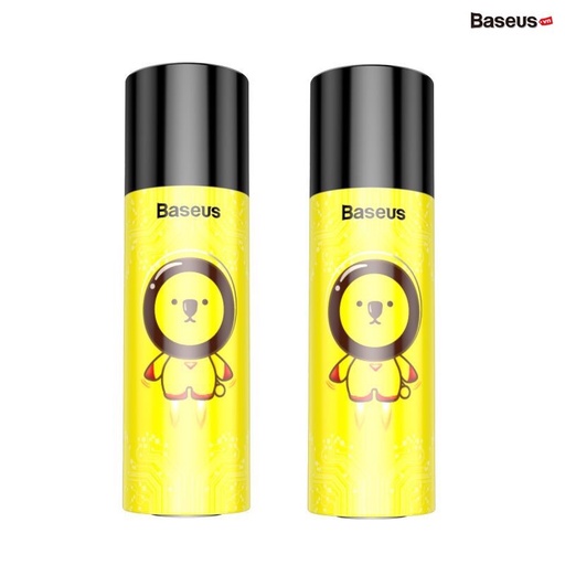 [5942] BASEUS 2Pcs Recyclable Charging Battery AA Lithium Ion Rechargeable Batteries - Yellow