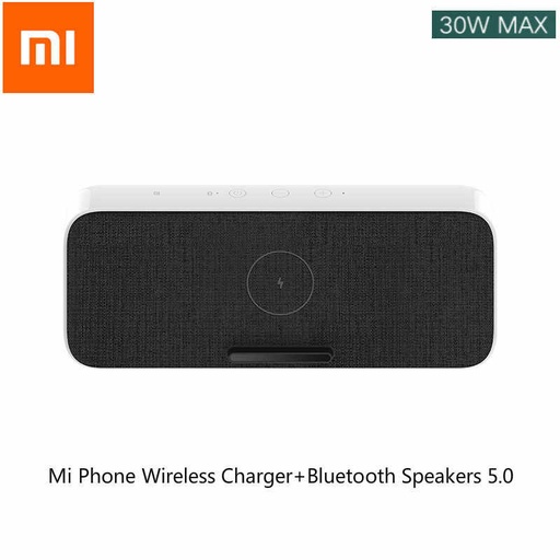 [5750] NEW Xiaomi 30W Wireless Charge Bluetooth Speaker For Mi 10 S20 iPhone 11 BT 5.0 Play Music with Fast Charging NFC support Mi AI