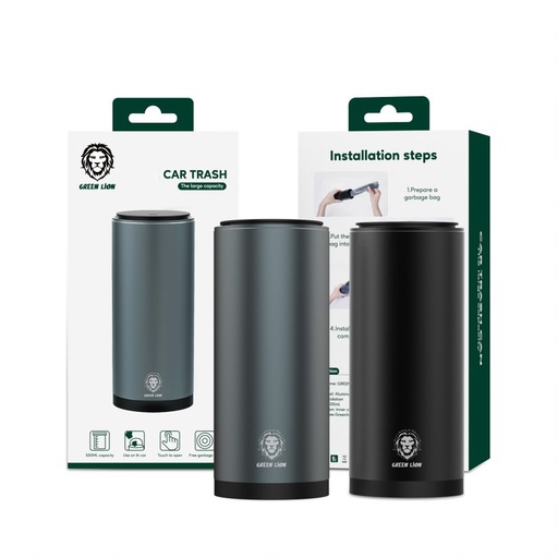 [7034] GREEN 500ML LARGE CAPACITY TOUCH CAR TRASH |GNCRTRASHBK|