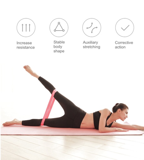 XIAOMI YMRB-L600 YUNMAI 10POUND RESISTANCE WORKOUT PULL UP FITNESS BAND RESISTANCE BANDS WORKOUT EXERCISE PILATES YOGA BANDS LOOP WRIST ANKLE