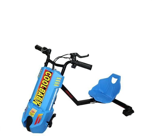 [5699] Cool Baby 24V Drifting Electric Scooter Drift Car Kids Scooters with Switch Watch & Bluetooth & 3 Speed Toy