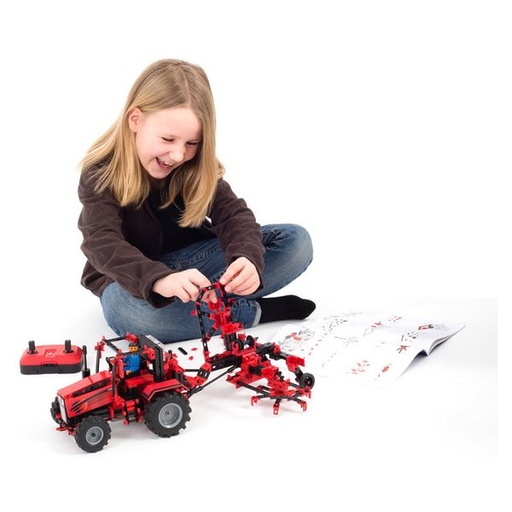[7099] Fischer-Technik - 524325 Tractor Set IR Control Building JIGSAW PUZZLE Toy