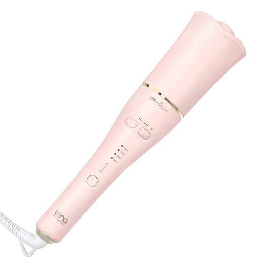 [5607] LENA Geniecurl Auto Hair Curling Wand with Ceramic Ionic Barrel and Smart Anti-stuck Sensor, Professional Hair Curler Styling Tool for Long and Short Hair Z1