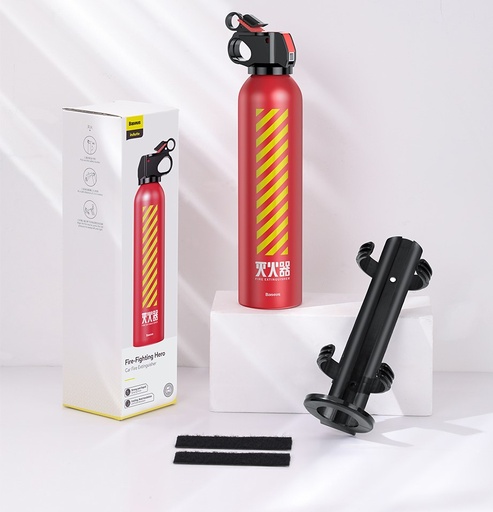 [5540] BASEUS Fire-fighting Hero Mini Portable Car Fire Extinguisher with Hook