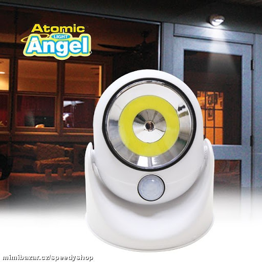 [5308] Official As Seen On TV Atomic Light Angel Cordless Motion Activated LED Light by BulbHead, Swivels 360-Degrees & Pivots, Shining 460 Lumens (Atomic ...