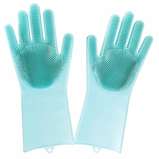 [5143] 1Pair Magic Silicone Rubbe Dish Washing Gloves Eco Friendly ...